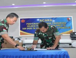 Lanud RHF Terima Sarpras Pendukung Prajurit TNI