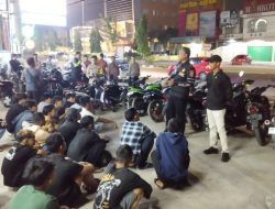 Beri Efek Jera Balap Liar, 35 Motor di Pekanbaru Diamankan