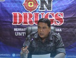 BNNK Pekanbaru Tes Urin 1.329 Pegawai Pemerintah dan Swasta di 2023