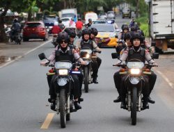 Polwan Polresta Tanjungpinang Diterjunkan Pasca Pemungutan Suara Pemilu 2024