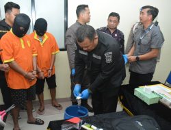 Polisi Musnahkan 344,2 Gram Sabu di Batam, BB Sempat Disimpan Dalam Perut