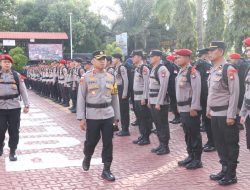 Kapolres Karimun Kerahkan 256 Personil Untuk Pengamanan TPS di Pulau-Pulau