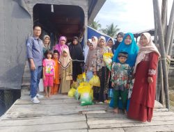 PT Asna Jaya Grup Santuni Anak Yatim dan Berbagi Sembako di Karimun