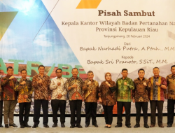 Pisah Sambut Kepala BPN Kepri, Sekda Dorong Sinergi untuk Percepatan Reforma Agraria