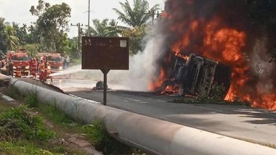Truk Tangki BBM Kecelakaan di Dumai, Pertamina Pastikan Tidak Mengganggu Suplai