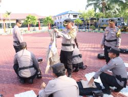 Kapolres Karimun Cek Kesiapan Pengamanan TPS