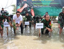 Wabup Bintan Bersama Dandim 0315/TPI dan FKPD Tanam 2.000 Bibit Mangrove