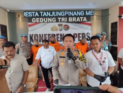 Polisi Tangkap Empat Pelaku Pencurian Motor di Tanjungpinang