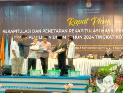 KPU Tanjungpinang Mulai Plenokan Rekapitulasi Hasil Perolehan Suara Pemilu 2024
