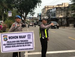 Hari Kedua Ops Keselamatan, Satlantas Polres Karimun Berikan 111 Teguran ke Pengendara