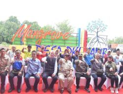 Bupati Bengkalis Sambut dan Dampingi Kunker Menteri LHK, Di Mangrove Education Center Dan Arboretum Gambut
