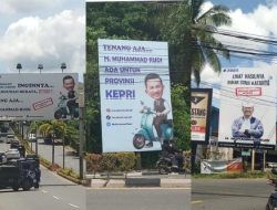 Spanduk Rudi Bertebaran di Tanjungpinang, Sinyal Menuju Pilgub Kepri?