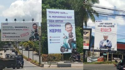 Spanduk Rudi Bertebaran di Tanjungpinang, Sinyal Menuju Pilgub Kepri?
