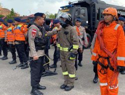 Unit SAR Brimob Polda Kepri Laksanakan Siaga Bencana, Antisipasi Cuaca Ekstrim
