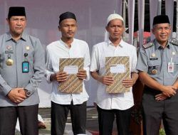 8.933 Narapidana dan Anak Binaan Dapat Remisi Hari Raya Idul Fitri di Riau