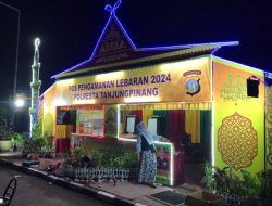 Nuansa Kearifan Lokal Terpancar di Posko Lebaran Jalan Wiratno