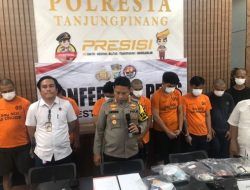 Polresta Tanjungpinang Ungkap 5 Kasus Narkoba Melalui Operasi Antik Seligi 2024