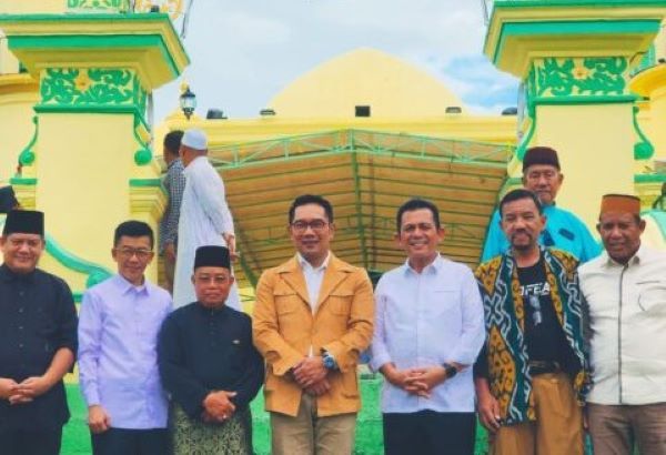 Gubernur Ansar Ajak Mantan Gubernur Jawa Barat Kunjungi Pulau Penyengat