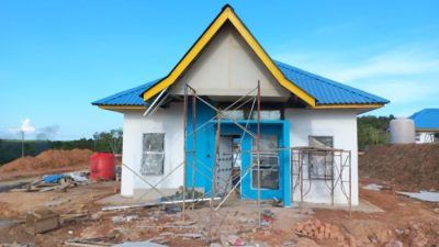 Pengerjaan Empat Rumah Contoh di Rempang Eco-City Hampir Rampung