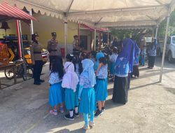 Polisi Sahabat Anak, Siswa TK Tarempa Kunjungi Polsek Siantan