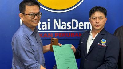 Nikolas Panama Daftar Penjaringan Bupati Bintan di Partai NasDem