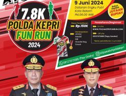 Polda Kepri Gelar Fun Run 7,8 Km
