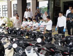 Polda Kepri Amankan 36 Motor Hasil Curian