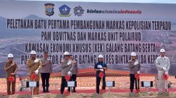 Resmikan Pembangunan Markas Kepolisian di Bintan, Kapolda Kepri Bagikan Ratusan Paket Sembako