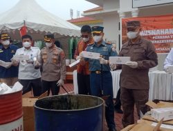 Kejari Karimun Musnahkan Berbagai Macam Jenis Perkara Sudah Inkracht
