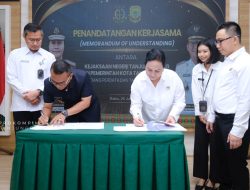 Kajari Tanjungpinang, Pj. Wali Kota, Andri Tandatangani Nota Kesepakatan Tentang Penanganan Masalah Hukum