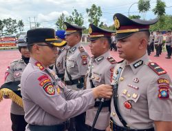 AKBP Riki Iswoyo Lantik Kapolsek, Kasat dan PJU Polres Bintan