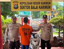 Demi Kebutuhan Hidup, Pria di Karimun Nekat Curi Besi Penutup Parit