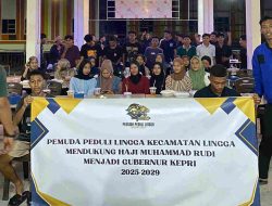 Deklarasi Dukung H. Muhammad Rudi, Pemuda Kecamatan Lingga Harapkan Pembangunan Provinsi Kepri Merata