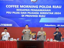 Polda Riau Siap Amankan PSU Pileg dan Pilkada 2024 Provinsi Riau