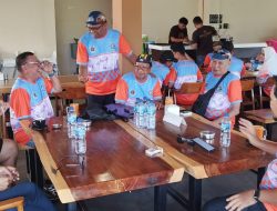 Sambut HUT Telkom Ke-59, PWI Kepri dan Telkom Gowes Bareng di Batam