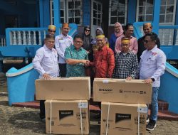 Yayasan Indra Sakti Penyengat Dapat Bantuan Dua AC dari BPW KKSS Kepri