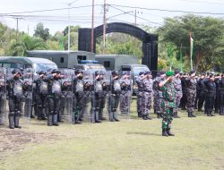 Jelang Pilkada, Kodim 0317/TBK Melaksanakan Apel Gelar Pasukan Operasi Pengamanan