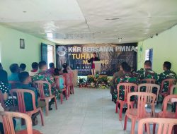 Anggota Satgas TMMD ke-121 Jalani Ibadah di Gereja GBI Desa Sanglar