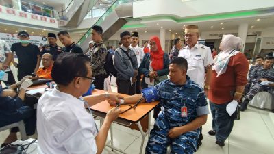 Warga Antusias Ikut Aksi Donor Darah dan Cek Kesehatan Gratis di TCC Mall Tanjungpinang