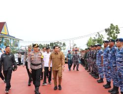 Kapolres Bintan Resmikan Apel Gelar Pasukan.Operasi Mantab Praja Seligi 2024