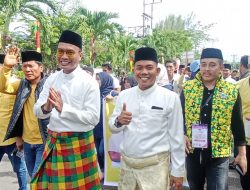 Paslon Sahrial – Andika Putra Kenedi Resmi Mendaftar ke KPU Bengkalis