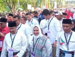 Didukung 11 Partai, Paslon Kasmarni – Bagus Santoso Daftar Pilbup ke KPU Bengkalis