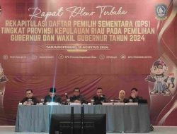 KPU Kepri Tetapkan DPS 1.557.513 di Pilkada Gubernur dan Wakil Gubernur