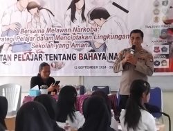 JMSI Kepri Bersama Ditbinmas dan Ditnarkoba Polda Kepri Sosialisasi Bahaya Narkoba ke Pelajar 