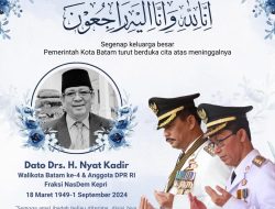 Dato H. Nyat Kadir Wafat, Keluarga Besar Pemko Batam Berduka