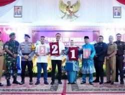 Dua Paslon Pilkada Bengkalis Cabut Nomor Urut, Kasmarni-Bagus Santoso No 1 Syahrial-Andika Putra Kenedi No 2