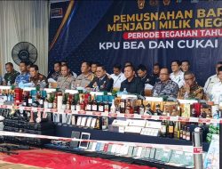 BC Batam Musnahkan BMN Senilai Rp 16,4 Miliar