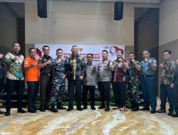 Danlanal Tarempa Sampaikan Beberapa Atensi Saat Rapat Bersama Forkopimda