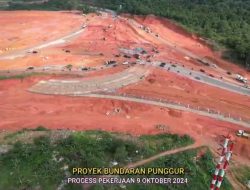 Progres Bundaran Punggur Mencapai 76 Persen, Akan Selesai Desember 2024