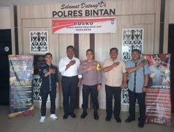 Kapolres Bintan Terima Kunjungan DEMA STAIN SAR Kepri, Bahas LKMD dan Keselamatan Berlalu Lintas